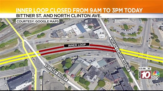 Traffic Alert: Some lanes on Inner Loop will be closed for guide rail repairs