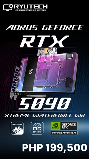 5.3K views |  JUST IN!  AORUS GeForce RTX™ 5090 XTREME WATERFORCE...