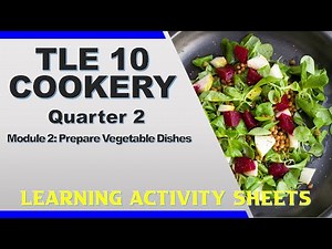 TLE 10 COOKERY Quarter 2 Module 2 I Learning Activity Sheets