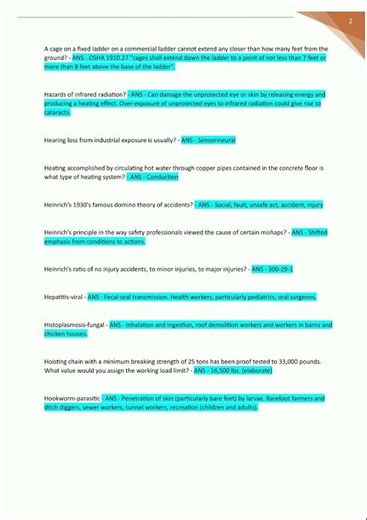 ASP Associate Safety Professional Exam Actual Exam Questions with Correct Verified Answers Rated A