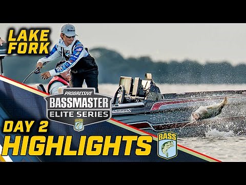 Highlights: Day 2 of Bassmaster ELITE at Lake Fork
