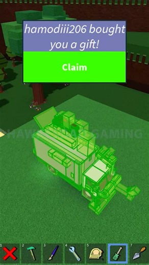 Roblox Build a Boat for Treasure Delivery Truck w/ Motorcycle inside & Gift! #roblox #babft