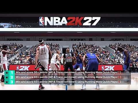 Win and score 50+ points using Running Mate Quick Plays - Fire & Concrete NBA 2K27