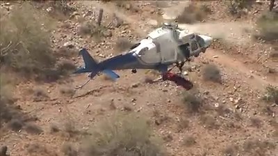 WILD HELICOPTER RESCUE: It was a bit of a bumpy ride this morning when firefighters say a 74-year-old woman had to be flown off of Piestewa Peak after she suffered an injury while hiking. STORY: http://bit.ly/2WlfHIg | FOX 10 Phoenix