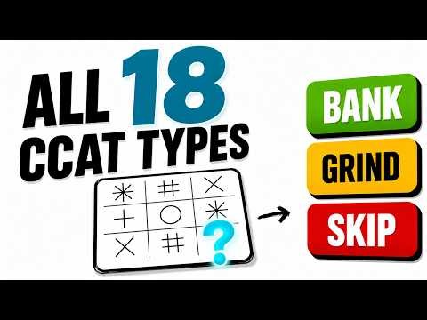 The Complete CCAT Guide: 18 Types, One Method Each