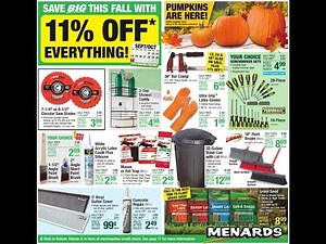 Menards Weekly Ad September 21 – October 1, 2023
