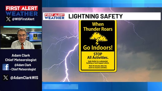 In honor of lightning safety week our chief meteorologist, Adam Clark, gives you some tips on how to stay safe when there's lightning. | WIS TV