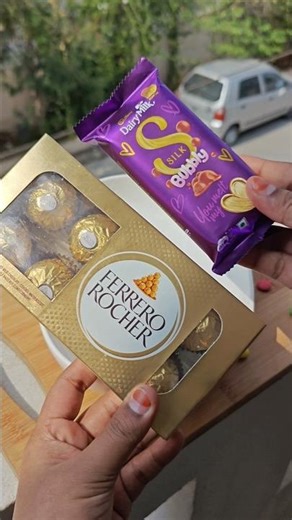 Ferrero rocher Dairymilk bubbly giant chocolate 🍫 😍 #cartoon #short #ytshorts #yt ‪@secret_of_yum‬