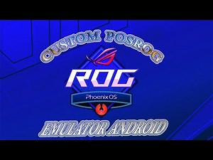 Cara install Posrog Partisi MBR Emulator Android Dengan PhoenixOS