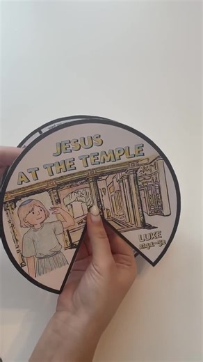 Jesus at the Temple Coloring Spinner Wheel Sunday School Craft Kids Ministry Bible Activity Homeschool Project Jesus as a Boy Bible Lesson - Etsy