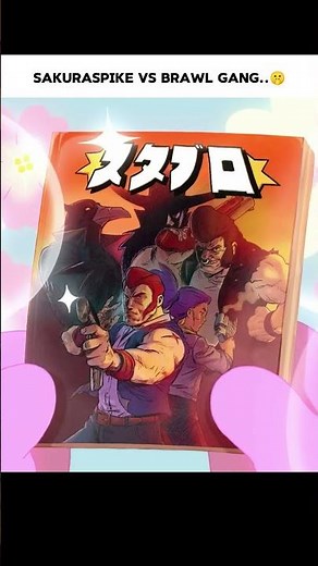 Sakura Spike VS Brawl Gang 🤫🥶 #brawlstars #shorts