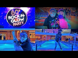 CARNIVAL RADIANCE | 80'S ROCK-N-GLOW PARTY 2/5/22 | CRUISE DIRECTOR RYAN ROSE | CRUISE VLOG