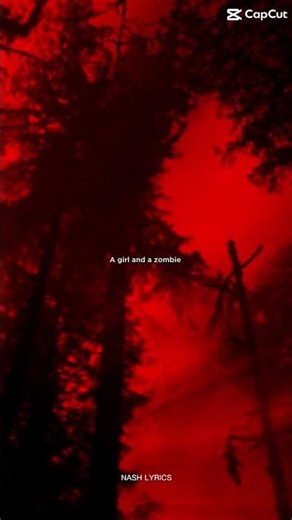 A girl and a Zombie | #lyrics #songlyrics #music #songshorts #song #zombiesmovie #themesong