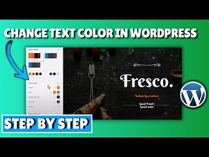 How to change text color in wordpress (2025)