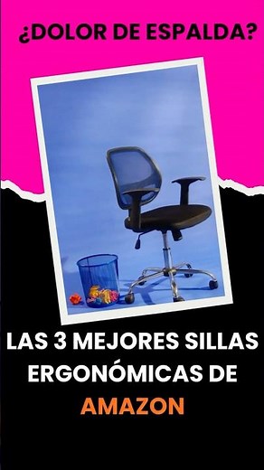 Las 3 mejores sillas ergonómicas de Amazon 2025 🪑 | Trabaja desde casa sin dolor de espalda