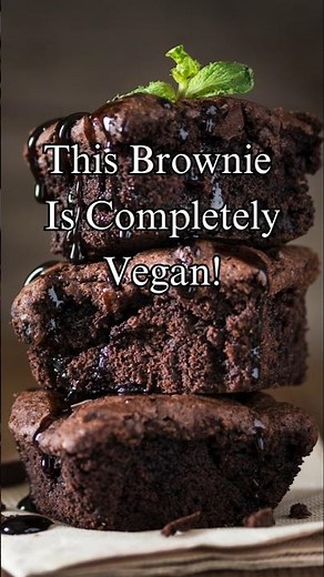 Vegan Chocolate Fudge Brownies (Tastes Like The Real Thing)