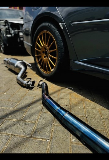 Custom Exhaust Build for Subaru at Kings Automotive