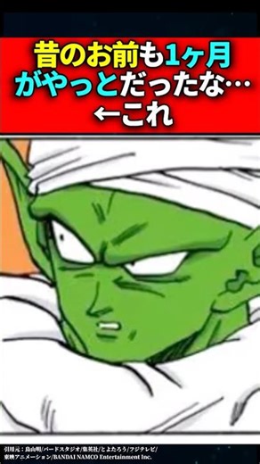昔のお前も1ヶ月がやっとだったな…←これ #ドラゴンボール #shorts