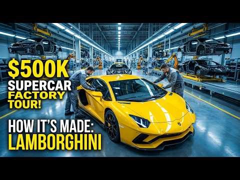 Inside the Lamborghini Factory – How a $500,000 Supercar Is Hand-Built in 5 Days (Full Process)