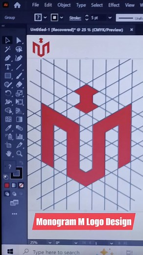 2.7K views · 25 reactions | Monogram M Logo Design In Adobe Illustrator || #reelfb #reelfacebook #reelschallenge #reelsviralシ #reelsvideoシ #foryouシ #reelsfypシ #logodesign #monogram #adobeillustrator Sumaiya's Design Hub | Sumaiya's Design Hub | Facebook