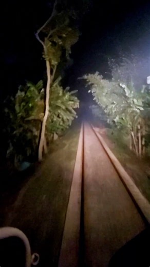 night view of front locomotive #railtrack #bangladeshrailway #railway #train