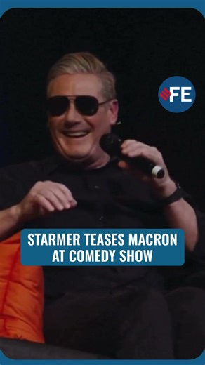 FUNNY MOMENT: Starmer Pokes Fun At Macron During London Comedy Show Appearance