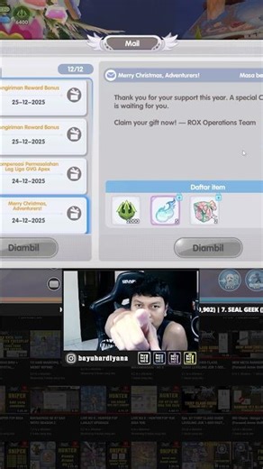 ROX CODE REDEEM ROXMAS25 #rox #roxnextgeneration #ragnarokxnextgeneration #merrychristmas