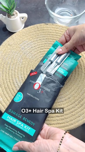 O3 Plus Hair Spa kit with Ice Hair Spa hack #hairspa #shorts