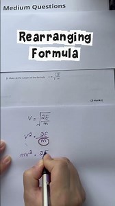 GCSE Maths: How to Rearrange Formulae✍️