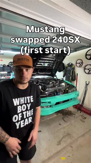 ✅ Elite task completed: Successfully Ecoboost swap your 240SX #engineswap #ecoboost #240sx | Evan Shanks