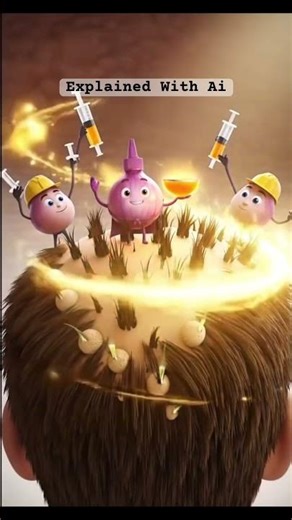 How Hair Fall Occurs Inside the Body | AI Explained #shorts