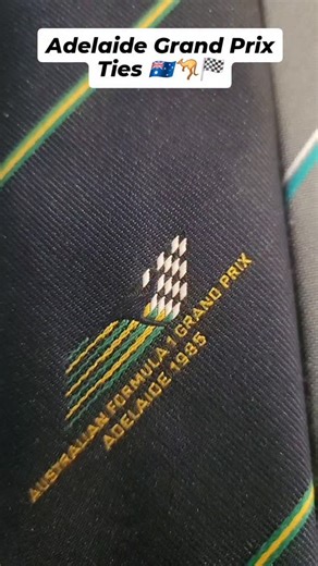 Adelaide Grand Prix Ties. Years include 1985,87 88 90, and 95. If you have any of the other years, please let me know. 🇦🇺🦘🏁 . . . #australiagrandprix #adelaidegrandprix #adelaidealive | Adelaide Grand Prix Gallery