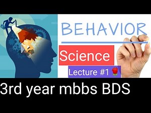 Behavioral science. 🛑 LECTURE #1. Introduction to Bs. #BPS MODEL. HEALTH CARE
