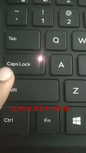 caps lock key use in computer/ Laptops