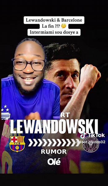 #lewandowski #rumour #intermiami #barcelona #transfert Lewandowski ak Barcelone ta dwe fini nan fen sezon an la. Intermiami deja ap eseye atire atakan polonè a. Se tap yon bon ranfò pou Messi nan MlS lan.