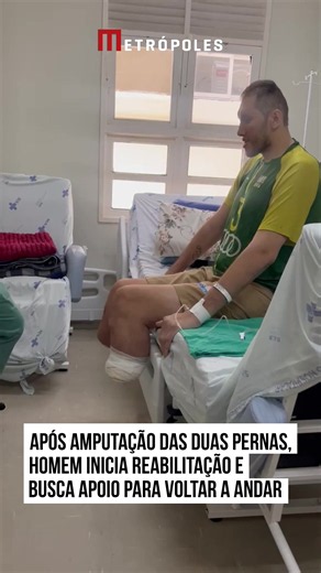 ➡️ SUPERAÇÃO Aos 40 anos, Joelison Fernandes da Silva, conhecido nacionalmente como Ninão, enfrenta um novo desafio. Após passar pela amputação da segunda perna, o #paraibano iniciou o processo de #reabilitação com o objetivo de recuperar a #mobilidade e voltar a ficar de pé com o auxílio de próteses. Morador de Assunção, na Paraíba, Ninão convive há décadas com as consequências do gigantismo, condição que provocou diversos problemas de saúde ao longo da vida. Nos últimos anos, ele precisou lida
