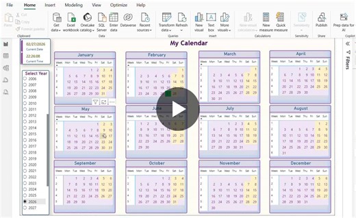 Dynamic Power BI Calendar Dashboard with DAX Logic | Priyanka Rout posted on the topic | LinkedIn
