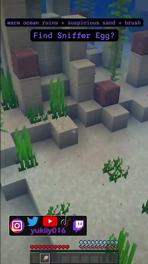Do you know how to find a sniffer egg? #Minecraft #yukiiy016 #minecraftsurvival #minecraftguide