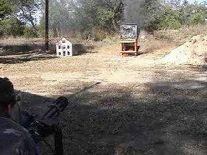 Airsoft Minigun vs TV!