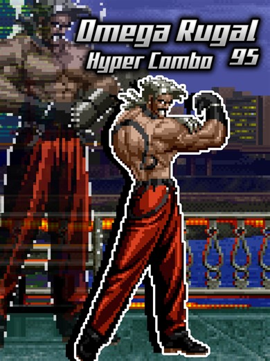 Super Omega Rugal 95 Hyper Combo in KOF MUGEN 2002