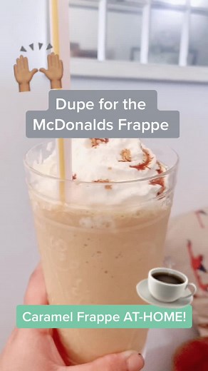 DIY McDonald's Caramel Frappe Recipe at Home