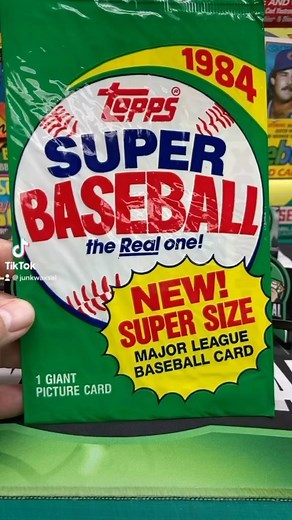 1984 Topps Super Baseball Packs #junkwaxsal #baseball #baseballcards #84topps | Junk Wax Sal