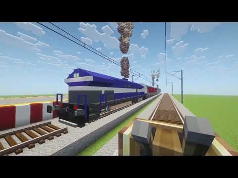 20505/06 Dibrugarh Rajdhani Express /Indian Railways/Create mod/Minecraft/Indian Train in Minecraft