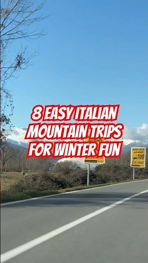 Here are eight important mountain points in Italy to enjoy these winters! #MondoAmore #Italy #winter