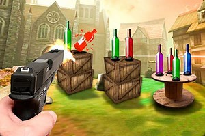 Bottle Target Shooting 3D Game 🕹️ Play Online Now at RoundGames