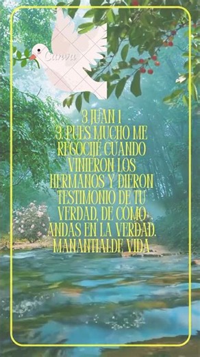 3 Juan 1 3#reflexion#palabra de Dios#cristo# pronto viene#por su pueblo#suscribemychannel