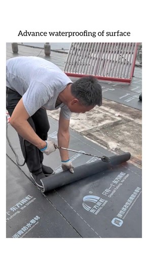 waterproofing of surface #technology #hardwork #technologia #waterproof