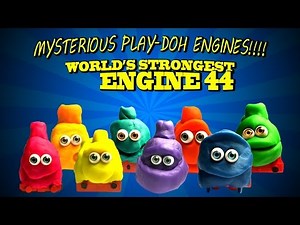 MYSTERIOUS PLAY-DOH ENGINES ! Thomas and Friends 44 World's Strongest Engine Trackmaster STOP MOTION
