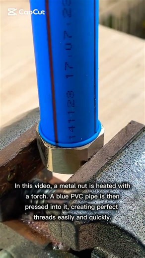 DIY PVC Pipe Threading Hack