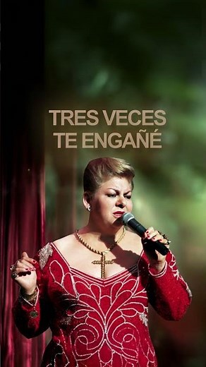 Paquita la del barrio - Tres veces te engañé #paquitaladelbarrio